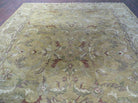 8' X 11' Vintage Handmade Hooked Rug Wool Indian Agra Design Flowers Nice - Jewel Rugs