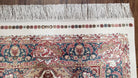 Small Silk Carpet, Medallion Rug, Very Fine, Persian Design, Silk-on-Silk, Oriental Accent Rug, Bamboo Silk, 2.5 x 4 ft, 2' 8" x 4' 1" - Jewel Rugs