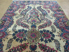 4' X 7' Antique Handmade India Floral Oriental Wool Rug Medallion Organic Nice - Jewel Rugs