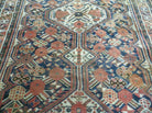 4' X 6' Antique Handmade Caucasian Geometric Tribal Oriental Wool Rug Nice - Jewel Rugs