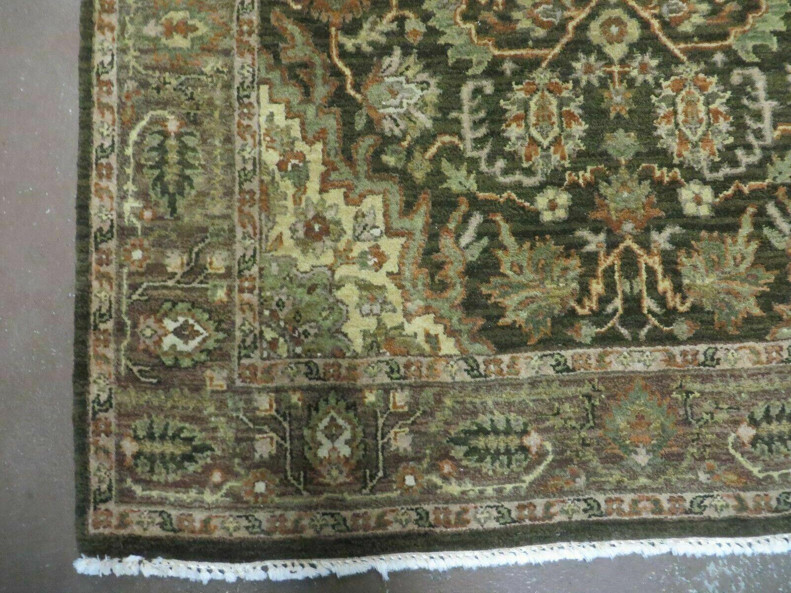 4' X 6' Handmade India Floral Oriental Tea Washed Wool Rug Veg Dyes # M709 Nice - Jewel Rugs