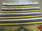 4' X 7' Vintage Handmade Latin American Mexican Wool Blanket Kilim Rug Nice # A - Jewel Rugs