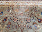 Karastan Rug Paysage #712, Original Collection 700 Series, 8.8 x 12 Karastan Wool Area Rug, Karastan Carpet, Discontinued Karastan, Silver - Jewel Rugs