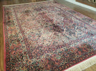 8' 8" X 12' Karastan Multicolor Panel Kirman # 717 Wool Rug American Beauty - Jewel Rugs