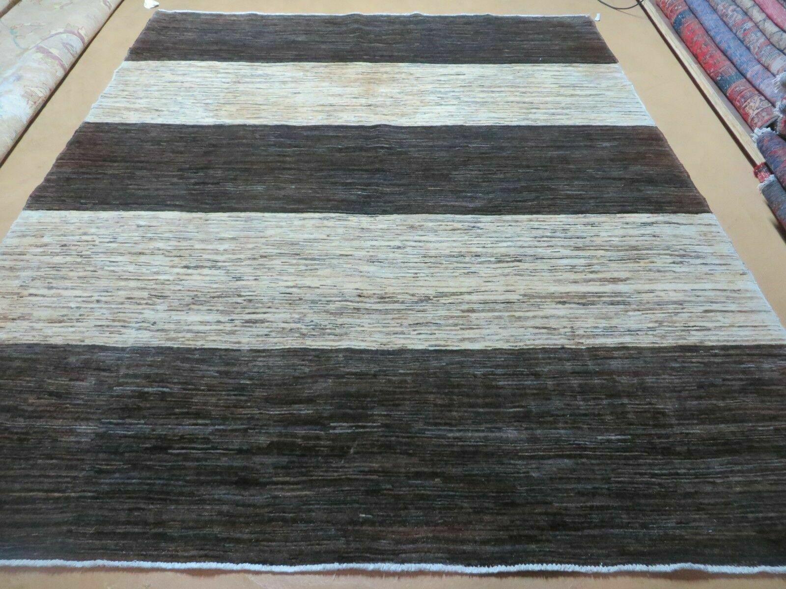 6' 6" X 8' Modern Tibetan Nepal Art Deco Chinese Hand Knotted Wool Rug Nice - Jewel Rugs