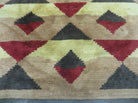 6' X 8' Handmade Tibetan Nepal Chinese Wool Rug Art Deco Contemporary Modern - Jewel Rugs