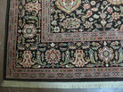 8'8" X 10'6" Karastan Chahar Mahal Sultanabad Pattern # 608 Wool Rug Dark Brown - Jewel Rugs