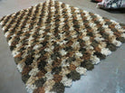 5' X 8' Ultra Plush Shag Rug Thick Pile Silky Rya Style Brown Tan Nice Rug # 82 - Jewel Rugs