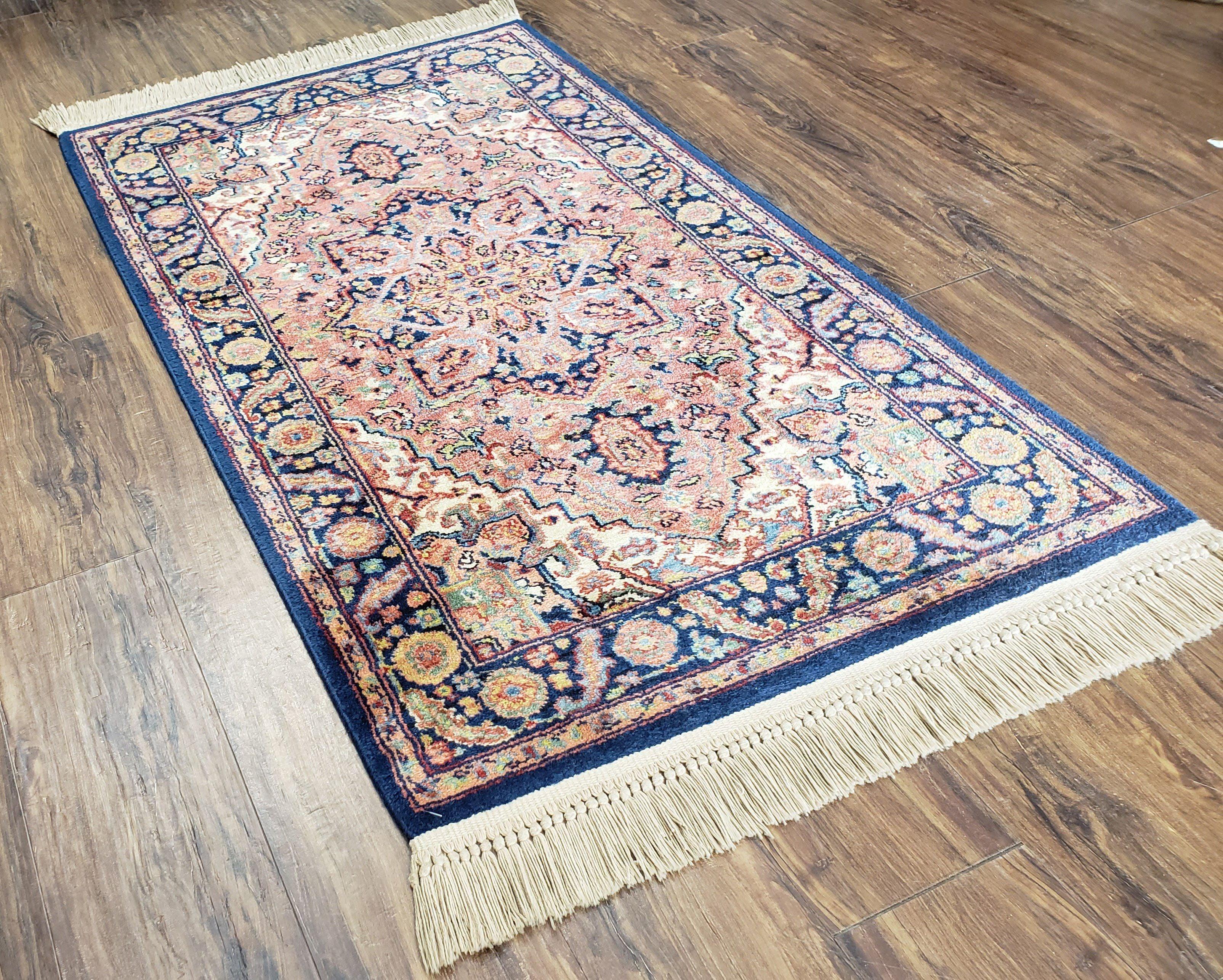 Small Karastan Rug 2.10 x 5, Karastan Heriz #726, Hard to Find Discontinued Original 700 Series, Wool Vintage Heriz Carpet 3x5, Medallion - Jewel Rugs