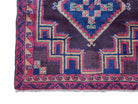 2'11" X 4'6" Vintage Handmade Tribal Wool Rug Balouchi Rug Afghan Rug Geometric - Jewel Rugs