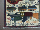 2' X 2'6" Hand Made Afghan Balouch Tribal Wool War Rug Gun Tank Helicopter # 153 - Jewel Rugs