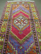 4' X 7' Antique Handmade Turkish Oushak Wool Rug Carpet Red Nice - Jewel Rugs