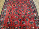 4 x 8 Handmade Baluch Afghan Turkoman Tribal Wool Rug Organic Dyes 8x4 Carpet - Jewel Rugs