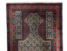 3x5 New Vintage Handmade Wool Rug Tribal Balouch Turkoman Prayer Rug Veggie Dyes - Jewel Rugs