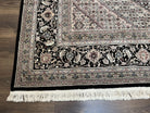 Sino Persian Rug 8x10, Wool and Silk Oriental Carpet, Herati Mahi Pattern, Medallion, Very Fine Rug, 8 x 10 Vintage Area Rug, Hand Knotted - Jewel Rugs