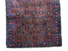 3x5 New Vintage Handmade Tribal Wool Rug Balouchi Rug Afghan Rug Red Blue Nice - Jewel Rugs