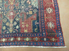 4' X 10' Antique Handmade Turkish Floral Tribal Oriental Wool Rug #627 - Jewel Rugs