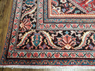 9' X 12' Antique Handmade Oriental Floral Wool Area Rug Organic Red Nice - Jewel Rugs