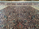 11' X 16' One-of-a-Kind Vintage Turkish Hand Made Wool Rug Hand Knotted Blue Wow - Jewel Rugs