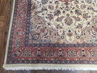 4x6 Handmade Top Quality Pakistani Floral Wool Rug Veg Dyes Carpet Beige Salmon - Jewel Rugs