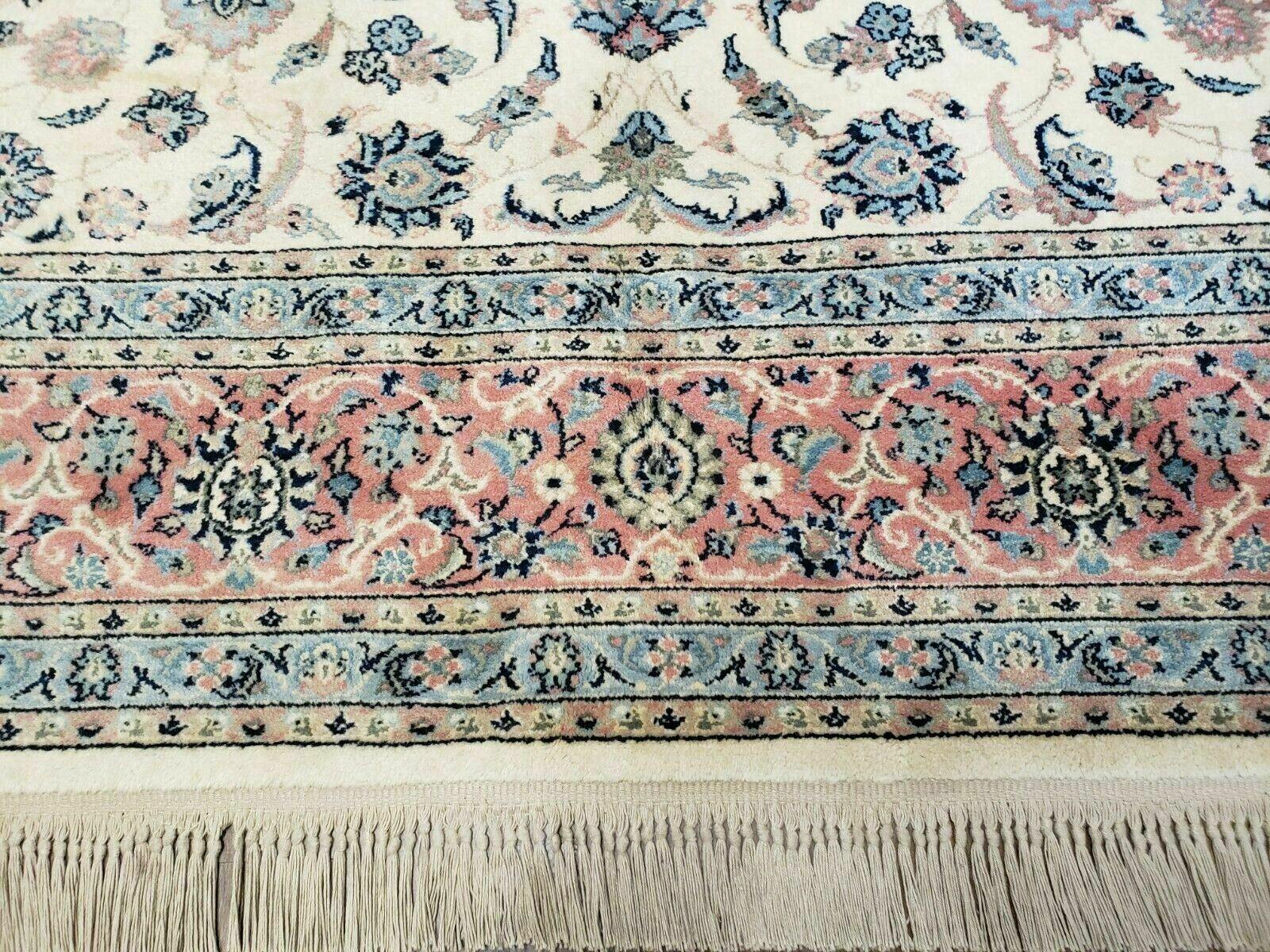 8' 8" X 12' Karastan Ivory Rose Kashann # 768 Wool Rug American Made Nice - Jewel Rugs