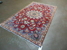 4' X 6' Antique Handmade India Floral Oriental Wool Rug Vegetable Dyes #120 - Jewel Rugs