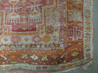 4' X 7' Antique 1920 Handmade Turkish Melas Prayer Design Wool Rug Organic # 62 - Jewel Rugs