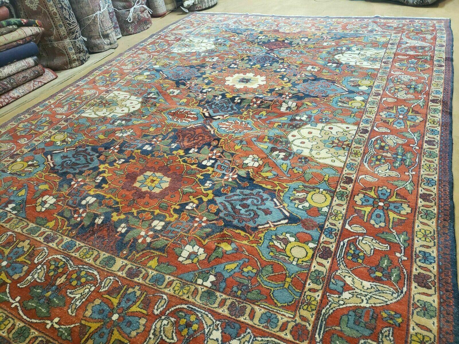 8' X 11' Antique Handmade Fine Turkish Wool Rug Carpet Colorful Nice - Jewel Rugs