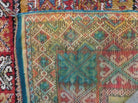 3.5' X 5' Vintage Handmade Hand-knotted Moroccan Urban Rabat Accent Throw Wool Rug - Jewel Rugs