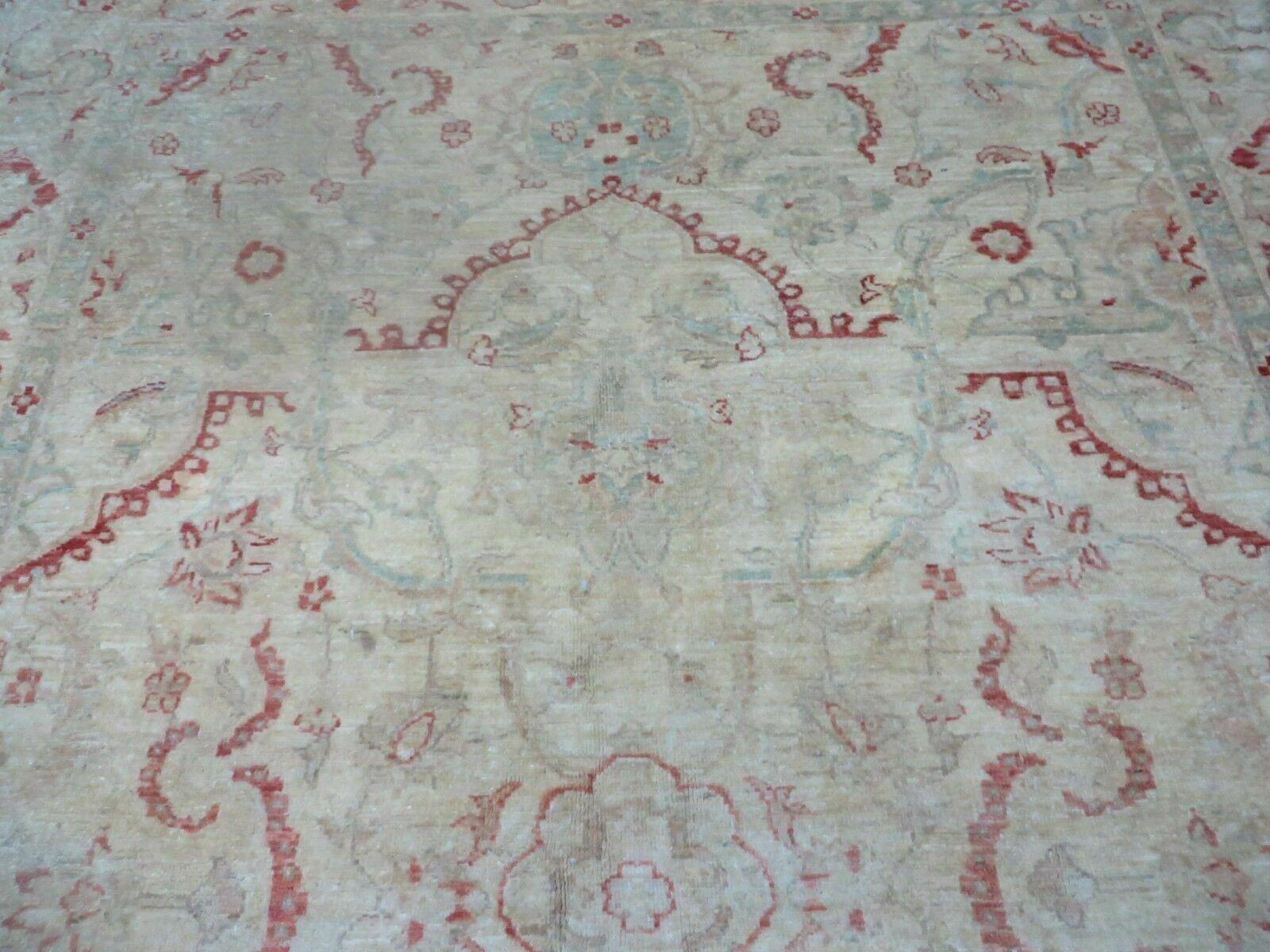 6' X 9' Handmade Turkish Oushak Floral Wool On Cotton Rug Nice - Jewel Rugs