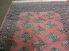 4' X 6' Handmade Turkoman Pakistan Tribal Wool Rug Fine Weave Coral Nice # 839 - Jewel Rugs