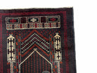 2' 9" X 4' 5" Vintage Handmade Pakistan Tribal Balouch Prayer Rug 3x5 Rug 5x3 - Jewel Rugs