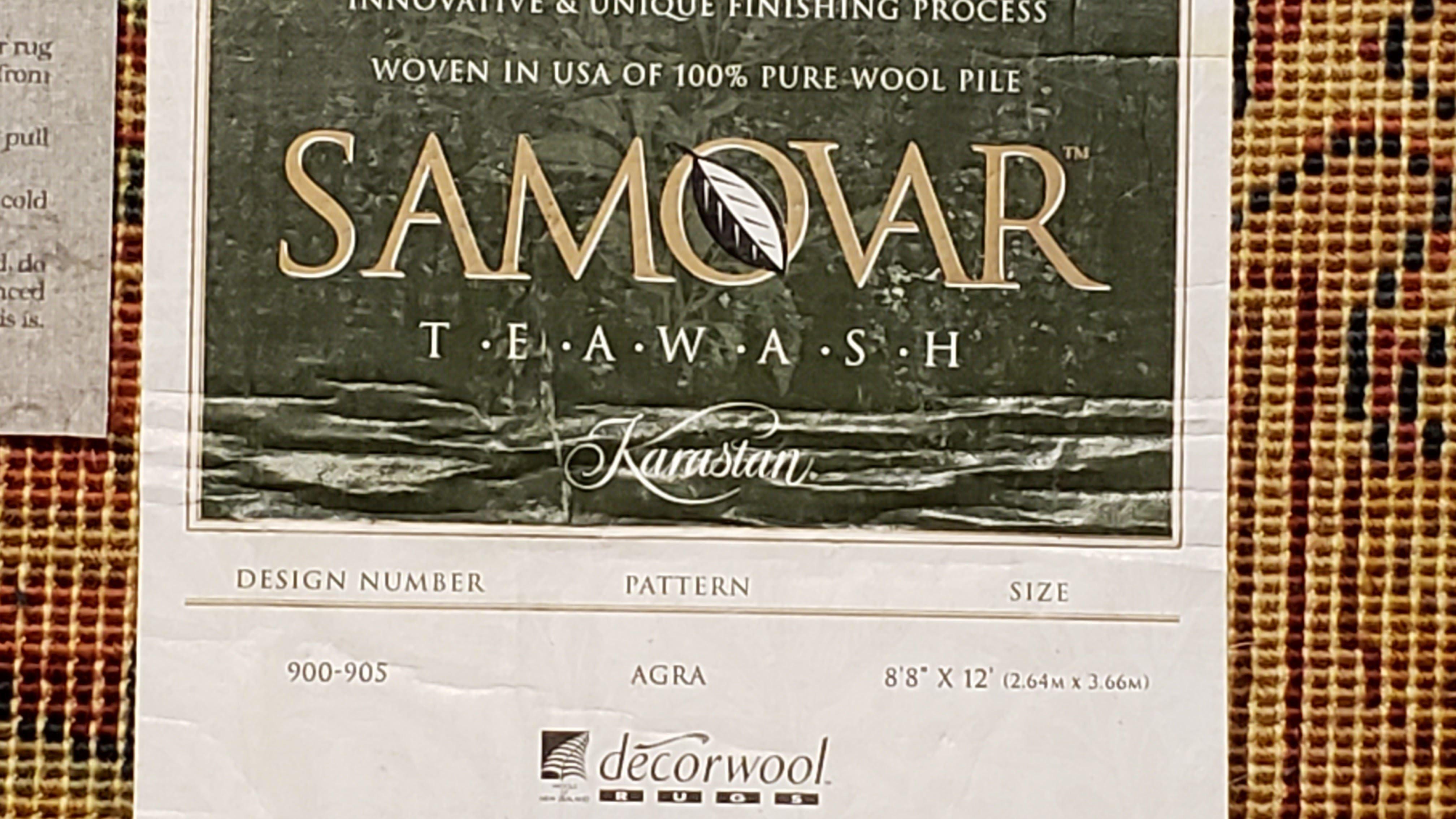 Karastan Rug, Samovar Teawash Karastan Carpet, Agra Pattern #900-905, 8'8 x 12' Wool Karastan, 9x12 Vintage Karastan Area Rug - Jewel Rugs