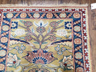 Hallway Runner Rug, Kitchen Runner, Sultanabad Hand Knotted Rug, Farmhouse Rug, 1950s Rug, Mahal Rug, Turkish Rug, Long Runner, Yellow - Jewel Rugs