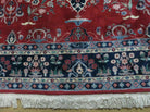 6' X 9' Handmade Indian Floral Oriental Wool Rug Hand Knotted Carpet Signed - Jewel Rugs