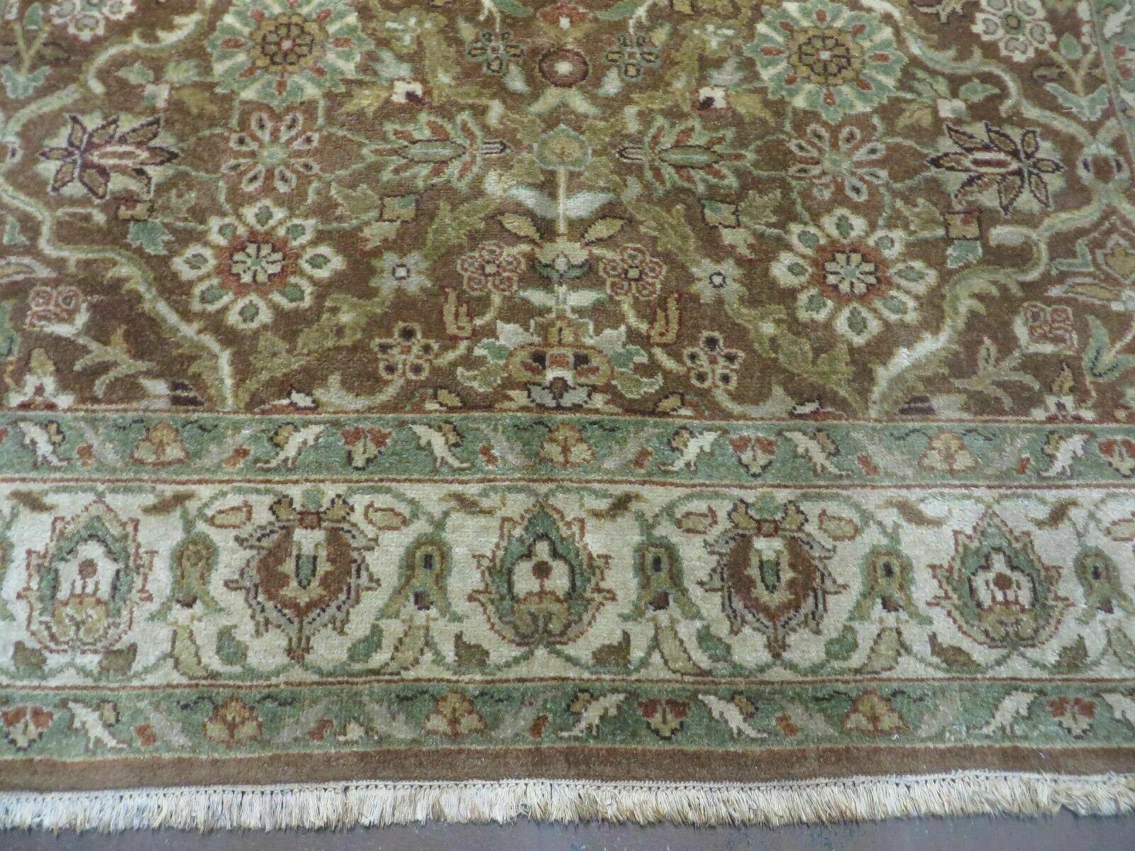 6' X 9' Vintage Handmade India Agra Rug Vegetable Dyes Tea Washed Nice # 819 - Jewel Rugs