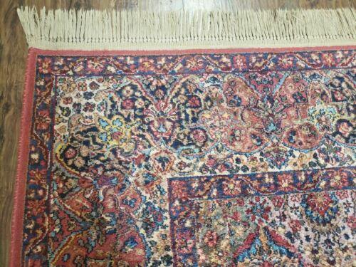 8' 8" X 10' 6" Karastan Multicolor Panel Kirman # 717 Wool Rug American Beauty - Jewel Rugs