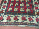 4' X 5' Semi Antique Handmade Fine Turkish Flowers Bouquet Wool Rug Nice - Jewel Rugs