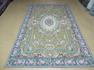 5' X 8' Handmade French Aubusson Savonnerie Design Needlepoint Rug Nice - Jewel Rugs