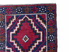 3 X 5 Vintage Handmade Tribal Wool Rug Balouchi Rug Afghan Rug Red Beige Nice - Jewel Rugs