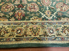 8' X 11' Vintage Hand Tufted India Agra Design Wool Rug Nice - Jewel Rugs