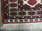 3' X 4' Vintage Handmade Pakistan Bokhara Turkoman Balouch Wool Rug Mat Nice - Jewel Rugs