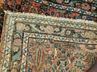 3' X 5' Antique Handmade India Floral Oriental Wool Rug Veg Dyes Red Nice - Jewel Rugs