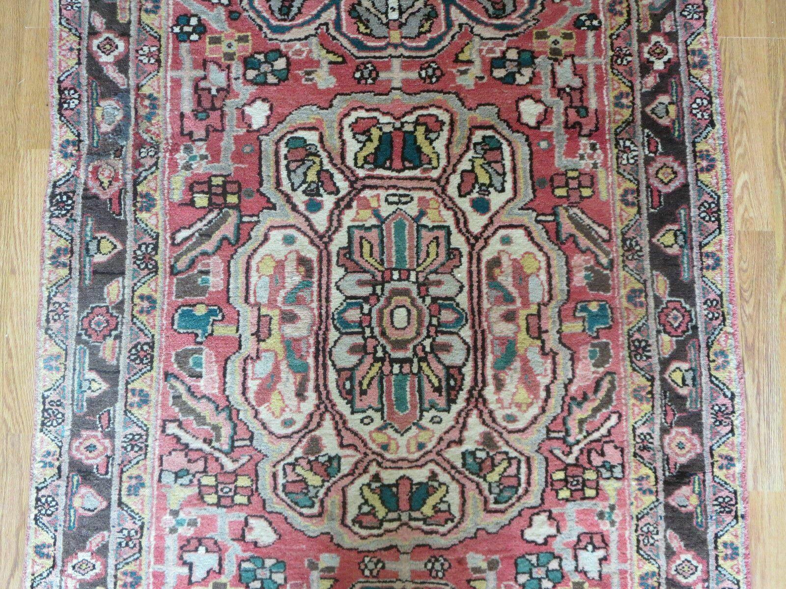 3' 9" X 10' 6" Semi Antique Handmade Turkish Wool Runner Rug - Jewel Rugs