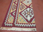 4' X 6' Vintage Handmade Turkish Flat Weave Rug Kilim Wool Caucasian Shirvan Nice - Jewel Rugs