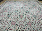 8' X 12' Vintage Handmade Moroccan Rabat Wool Carpet Beige Area Rug - Jewel Rugs