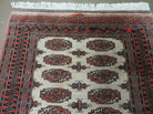 4' X 6' Vintage Handmade Bokhara Turkoman Pakistan Wool Rug Carpet Nice - Jewel Rugs