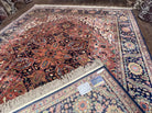 Karastan Heriz Rug 8'8" x 10'6", Vintage Karastan Wool Carpet Heriz Pattern #726 Hard to Find Original 700 Series Heriz Serapi Medallion Rug - Jewel Rugs