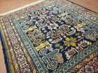 4' 6" X 5' 5" Antique Handmade Perpedil Caucasian Wool Rug Nice Colorful - Jewel Rugs