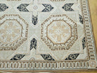 4' X6' Handmade English Pattern Needlepoint Wool Floral Rug Carpet Free Padding - Jewel Rugs